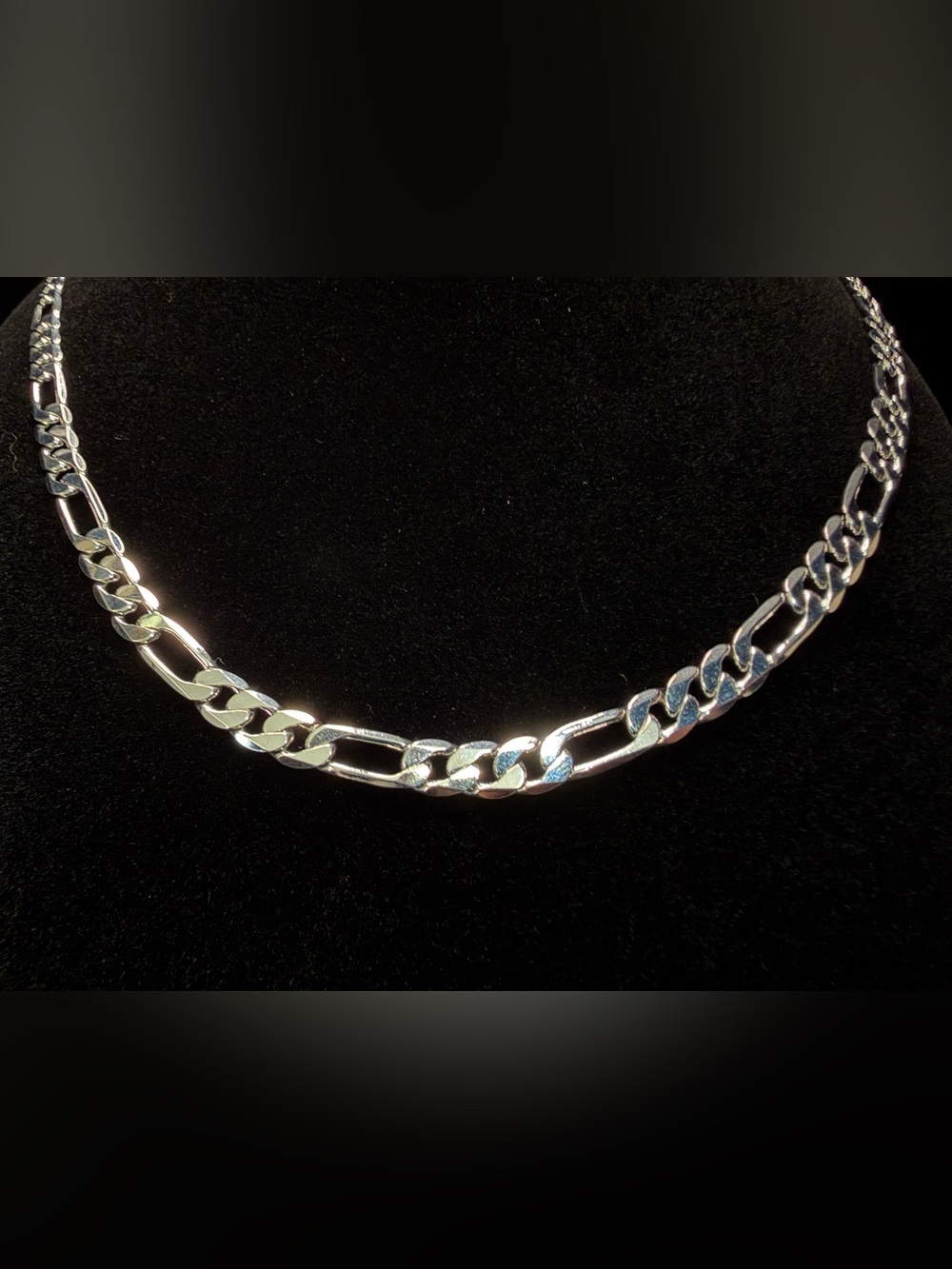 Figaro Link 24in 5.5MM 925 Premium Finish Chain Brand New. Shine Bright!
